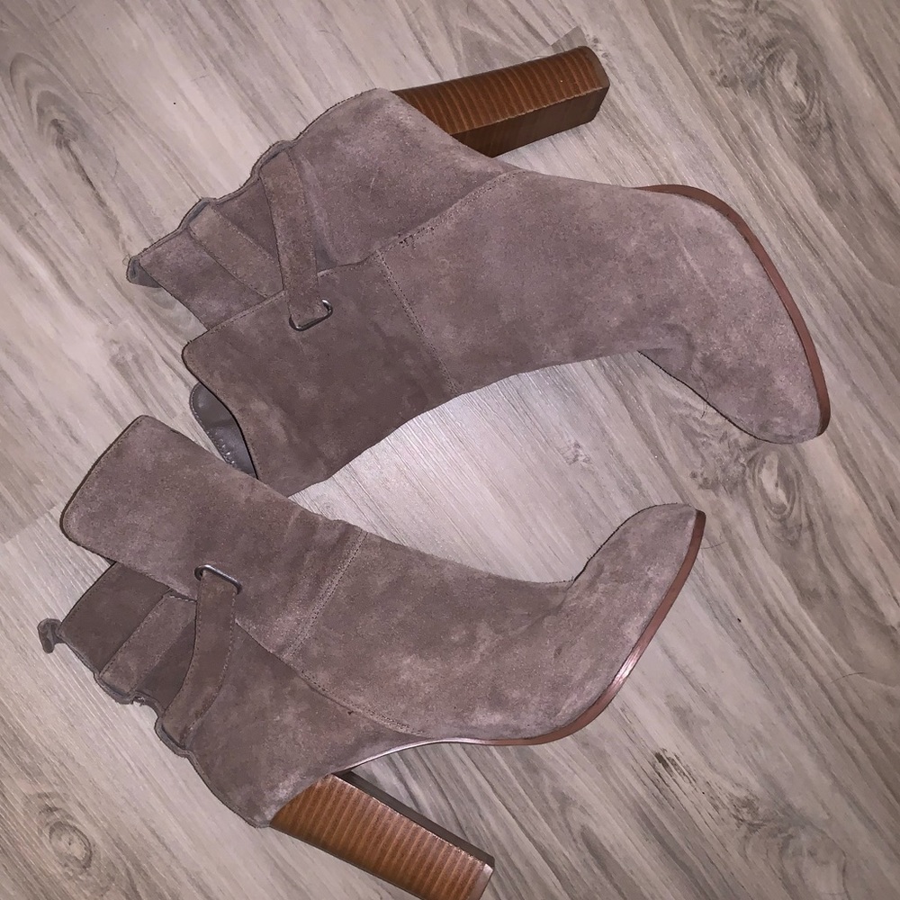 Dolce Vita Suede Heeled Boots Size 13